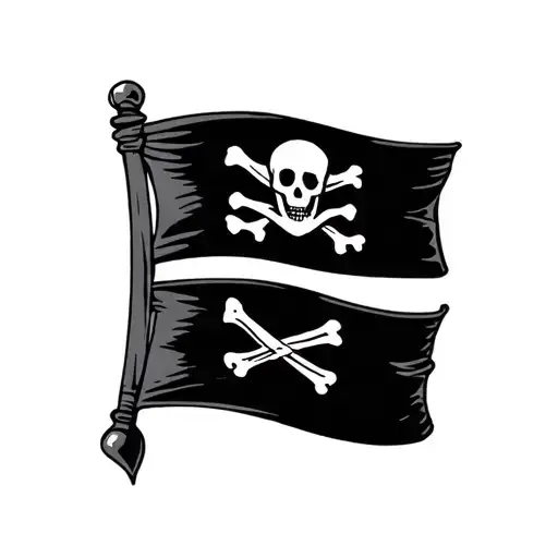 One Piece All Pirate Flags Wrist Band