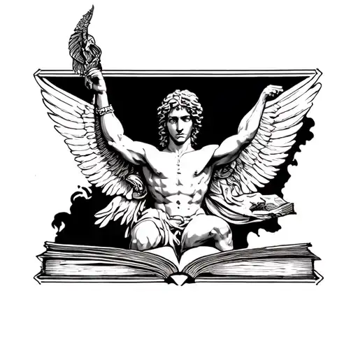 Achilles Also Incorporating Gemini And Book Lover Tarot Card