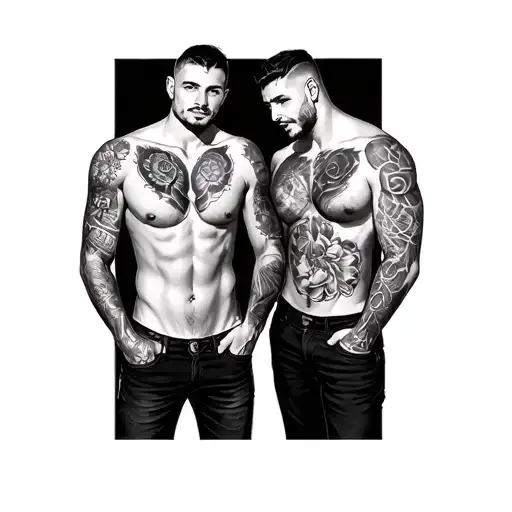 Gay Men Standing Next To Each