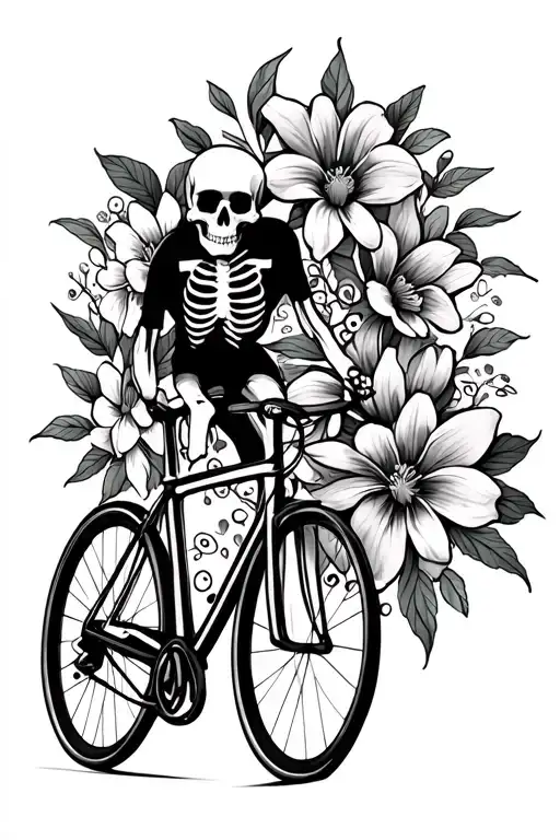 Cycling Skeleton Flowers