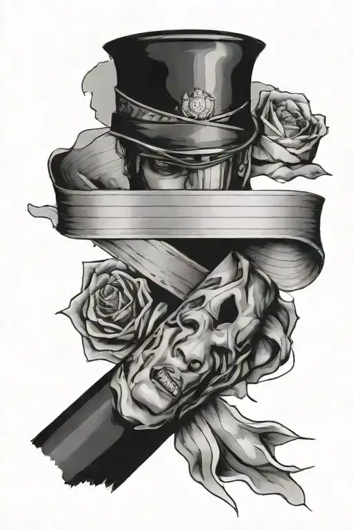 Police Tape Tattoo Sleeve