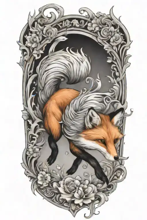 Leaping Fox Full Body