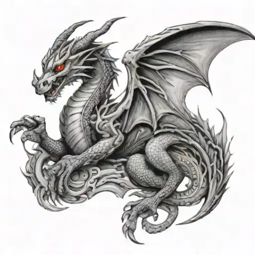 Dragon With 1-16-1964 In It