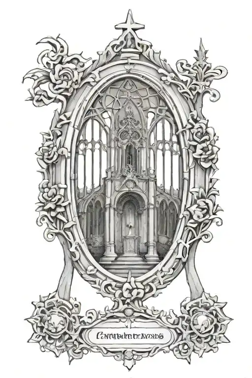 Cemetery Cathedral Windows Gothic