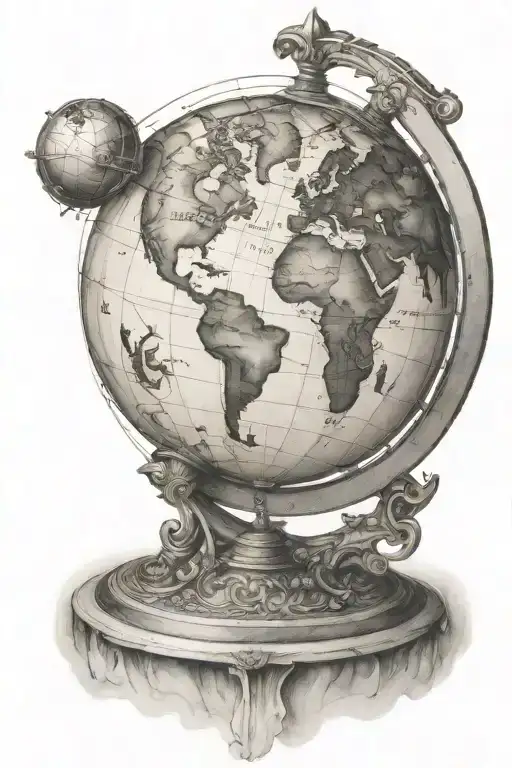 Atlas Globe Symbolizing