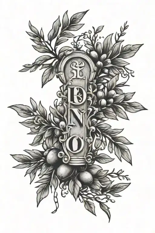 Roman Numerals 8 18 2024 With Olive Branch Or Something That Represents Rome