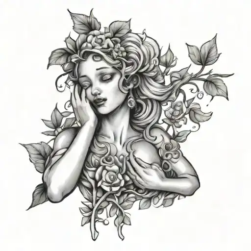 Venus Crying Near Poison Tree