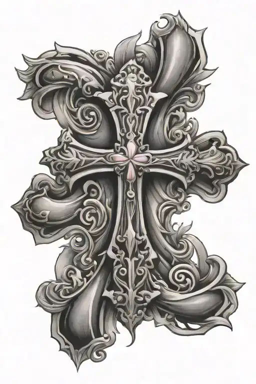 Breast Cancer Cross Made Only