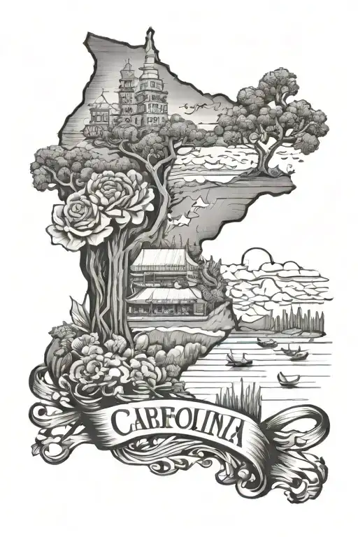 North Carolina And California