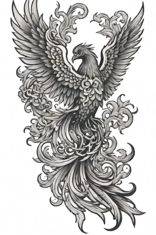 Phoenix Tatto Rising