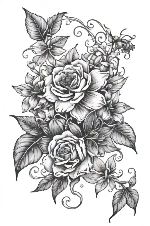 Birth Flower Intertwined January April June