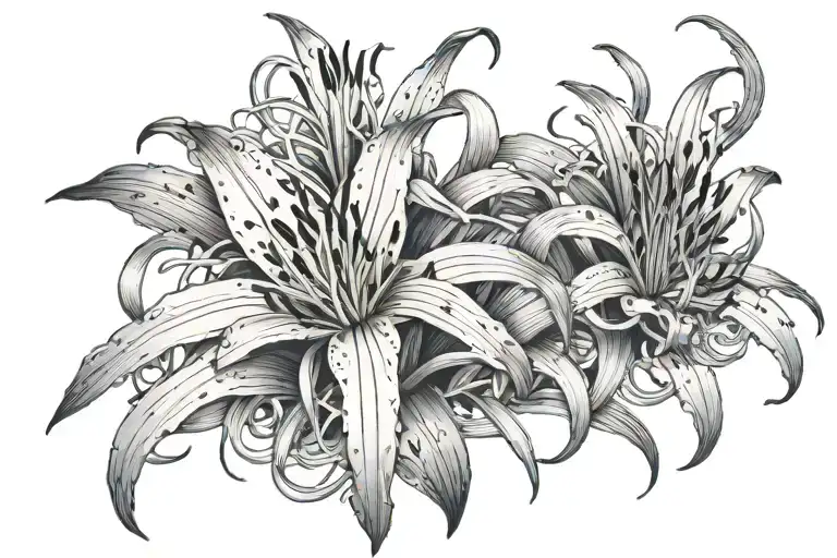 Spider Lilly Wrapped