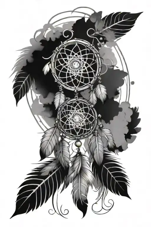 Dreamcatcher Mandala Design