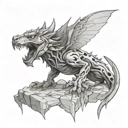 Rock Transforming Into Animal