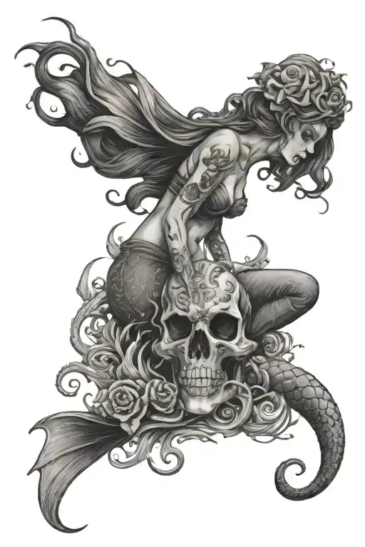 Mermaid Death Bones