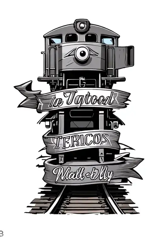 Train Tracks With Kids Names