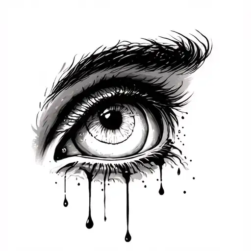 Mini Crying Eye Finger