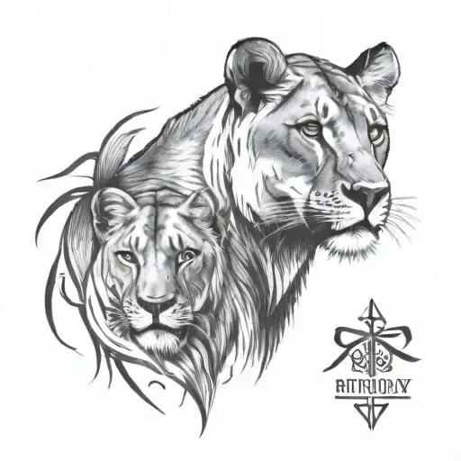 Lioness With Birthday Date