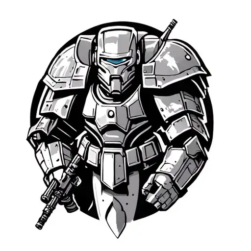 A Warhammer 40K Space Marine