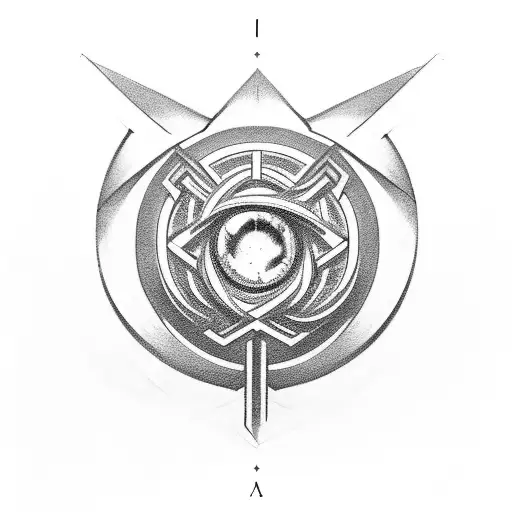 Alpha And Omega Symbol Combined