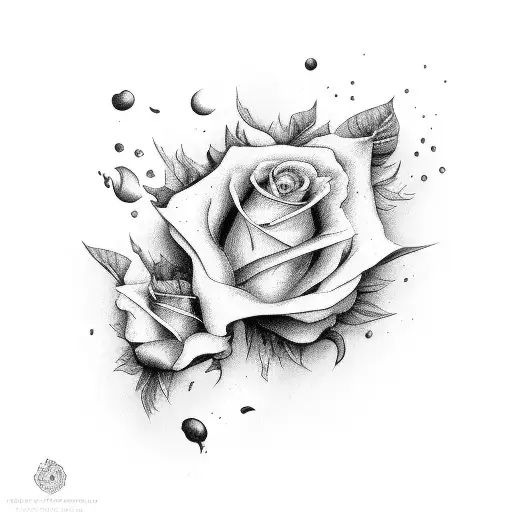 Jazmin Flower Black And White