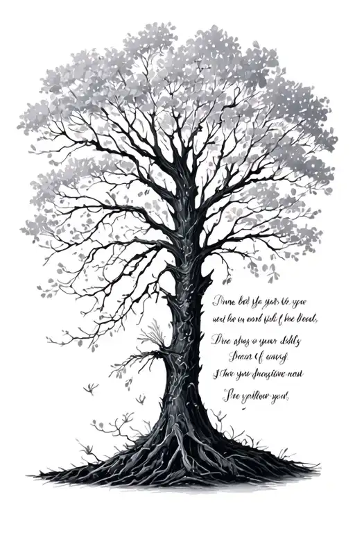 Song Lyrics Incorporated Into Nature Dainty