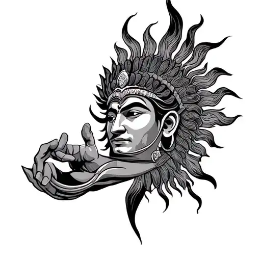 Apolaki Filipino Mythology Sun God Holding