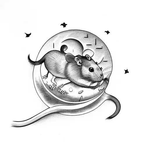 Rats Looking At Moon