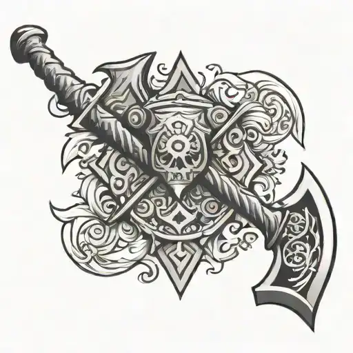 Fire Axe And Halligan And A Pike Pole