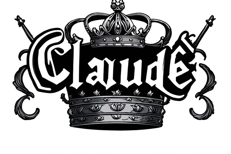 Name Claude With Crown