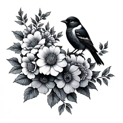 Baum Book Flowers Birds
