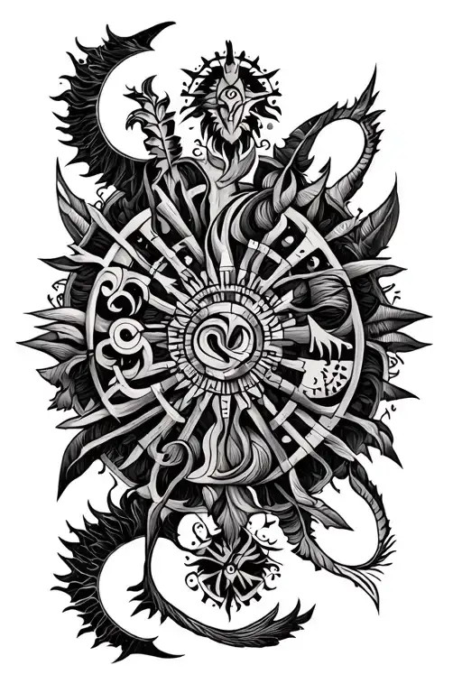 Tribe All Zodiac Signs Intertwined