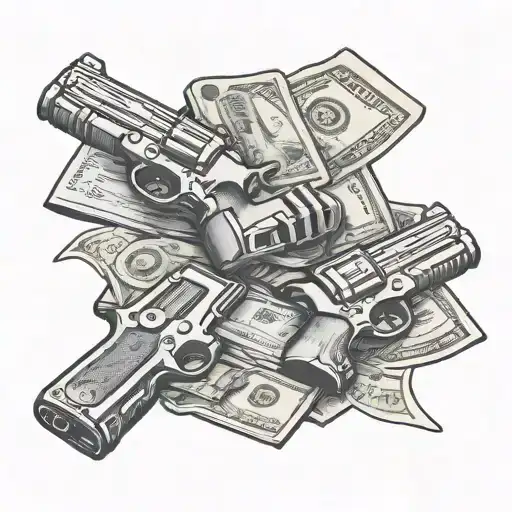 Gangster Cocaine Money Guns