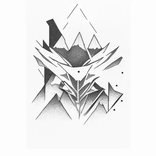 Polaroid Of Mountain