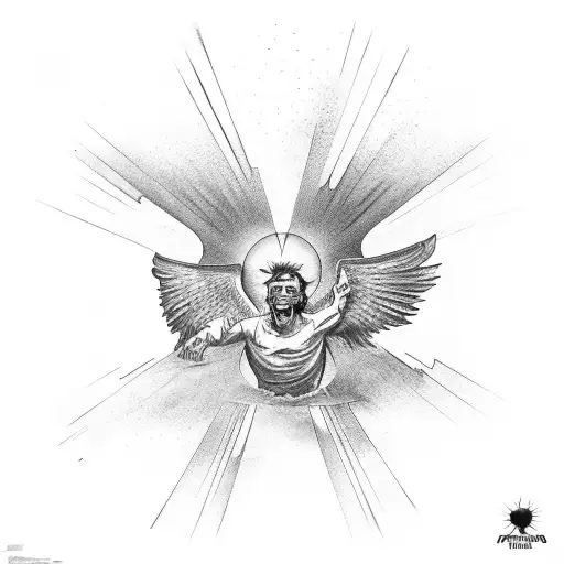 Icarus Falling While Reaching For The Sun