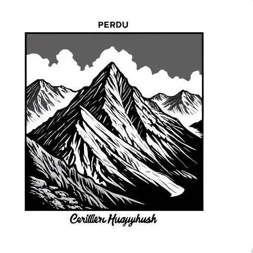 Cordillera Huayhuash Mountain Range In Peru