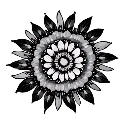Mandala Symmetrical Floral