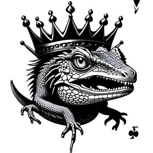 Lizard Cards Crown