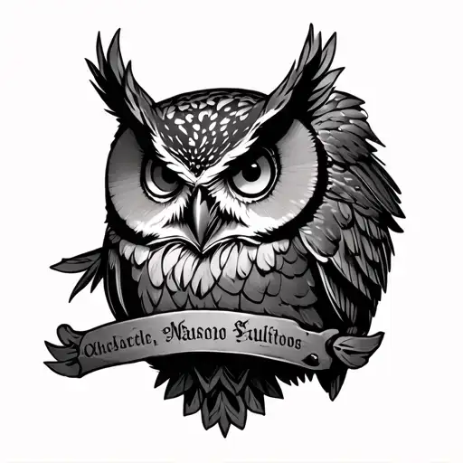 Cool Owl With Nice Gravestone Engraved With Name