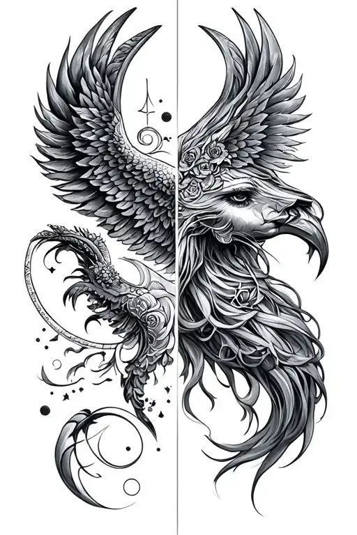 Genertate To Cover A Tatoo With Mix Of Gemini & Virgo Zodiac Sign