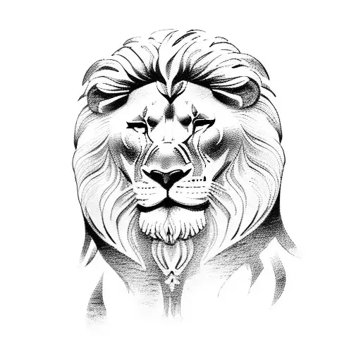 Greek God Zeus And Lion