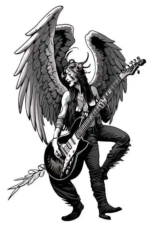 Guitar Racing Angel Demons