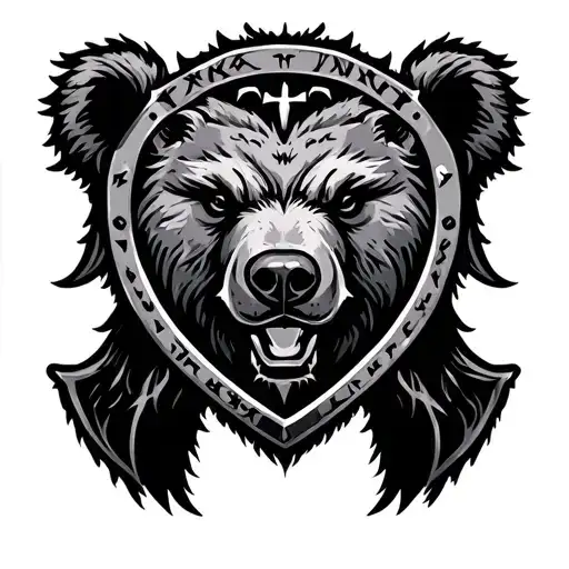 House Mormont Sigil Bear Sheild
