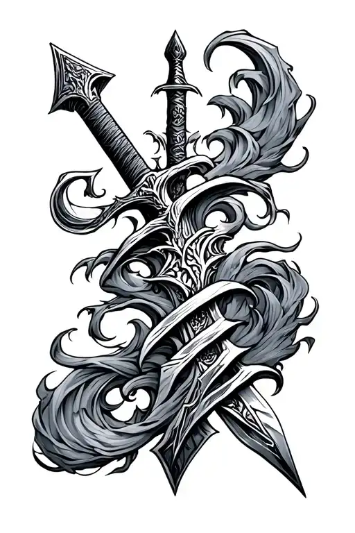 Mythical Sword Embedded