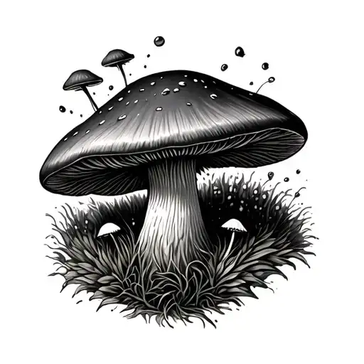 Dark Mushroom Sleeve