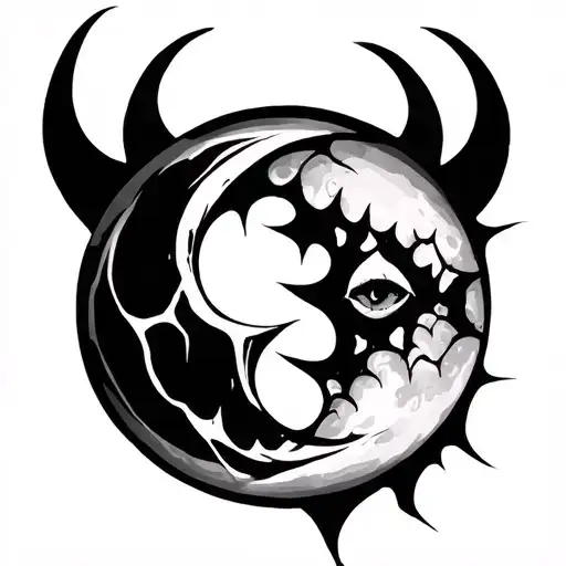 Tribal Broken Moon