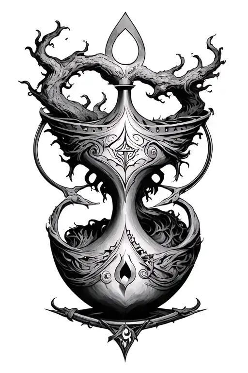 Portrait Of Vessel From Sleep Token Symbol Incorporated