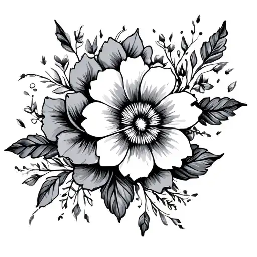 1960 With Floral Design