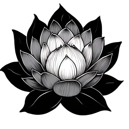 Simple Lotus Mandala Design