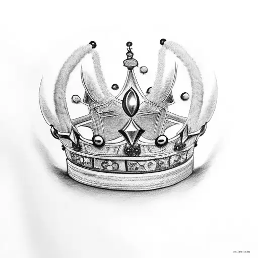 King's Crown Made Of Human Bones